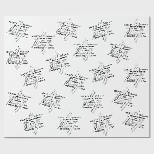 イエズスのクリスマスのラッピング紙 ラッピングペーパー (フラット)