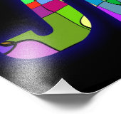 イエズスのサインイ数々のンの色 フォトプリント            (角)