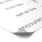 イエズスのポスターのように ポスター (角)