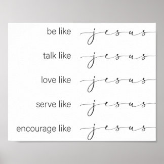 イエズスのポスターのように ポスター