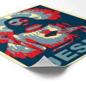 イエズスのポスター(オバマスタイル) ポスター (角)