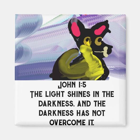 イエズスの光が当たる マグネット (正面)