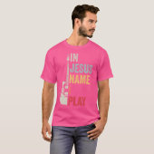 イエズスの名でIギタ遊ー・クリスチャン・バンド・ギター Tシャツ (正面フル)