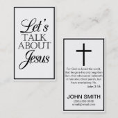 イエズスの名刺について話そう コーリングカード (正面/裏面)