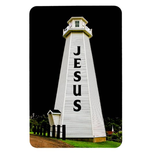 イエズスの名前を持つ灯台ファインアート写真 マグネット (縦)