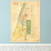 イエズスの地図(1881) キャンバスプリント (インサイチュ (ウッドフロア))