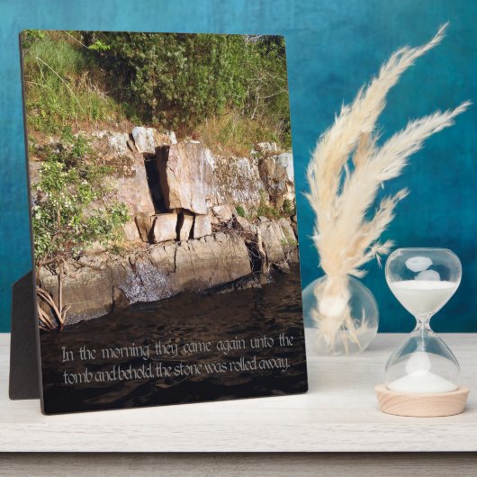 イエズスの墓のキャンバス印刷 フォトプラーク (側面)