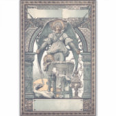 イエズスの子供との守護天使 シール (正面)