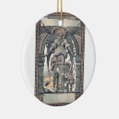 イエズスの子供との守護天使 セラミックオーナメント (右)