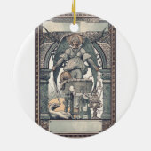 イエズスの子供との守護天使 セラミックオーナメント (裏面)