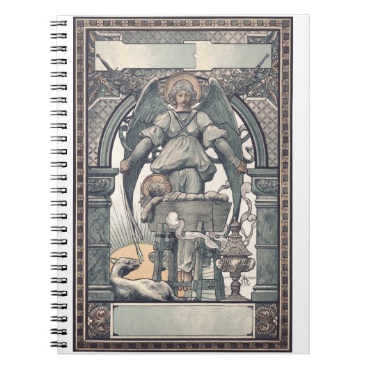 イエズスの子供との守護天使 ノートブック (正面)