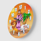 イエズスの漫画の壁の時計の子供部屋 ラージ壁時計 (傾斜)