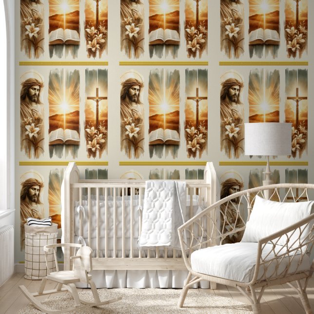 イエズスの神の光の宗教芸術 壁紙 (キッズ)