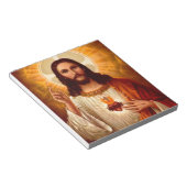 イエズスの美しい宗教的な神聖なハート ノートパッド (アングル)