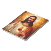 イエズスの美しい宗教的な神聖なハート ノートパッド (回転)