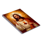 イエズスの美しい宗教的な神聖なハート ノートブック (右側)