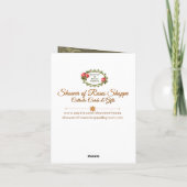 イエズスの美しい聖なるハートグリーティングカード カード (裏面)