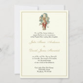 イエズスの聖心 カトリックウェディングコンボ 招待状 (正面)
