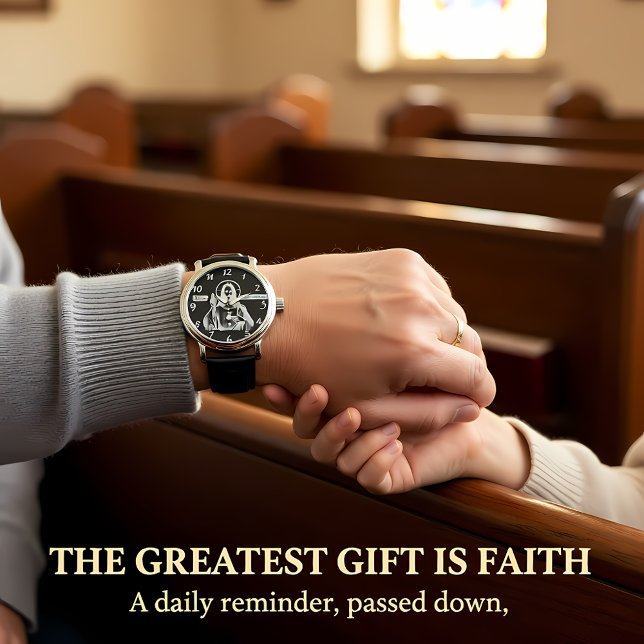 イエズスの黄金描写による宗教芸術 腕時計 (クリエイターアップロード済み)