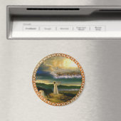 イエズスアット天国ゲートヴィンテージデザイン マグネット (インサイチュ (食洗機))