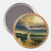 イエズスアット天国ゲートヴィンテージデザイン マグネット (正面/裏面)