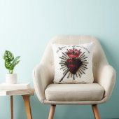 イエズスアメリカンモジョピローズのハート クッション (椅子)