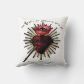 イエズスアメリカンモジョピローズのハート クッション (裏面)