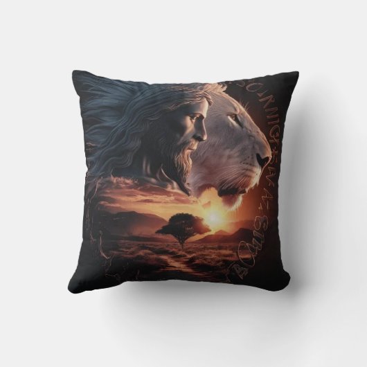 イエズスアンドザライオン装飾用クッション クッション (裏面)