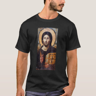 イエズスクラシカル単色男性女性青年 Tシャツ