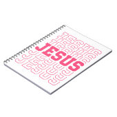 イエズスクリスチャン神イースター春サマーカラー ノートブック (左側)