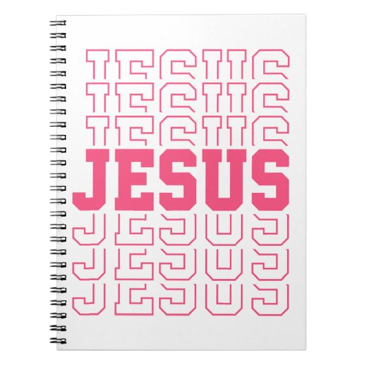 イエズスクリスチャン神イースター春サマーカラー ノートブック (正面)