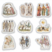 イエズスクリスマス出生シーン シール (正面)