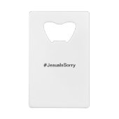 イエズスザリマージポッドキャストボトルオープナー クレジットカード栓抜き (裏面)