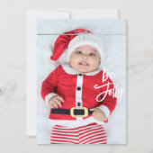 イエズスシーズン写真クリスマスカード シーズンカード (正面)