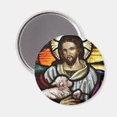 イエズスズザグッドシェパードポートレート マグネット (正面/裏面)