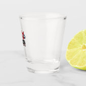 イエズスデッドリフトデザインクリスチャン重量挙げウォーア ショットグラス (右)