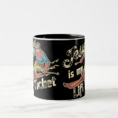 イエズスマイリフトチケットおもしろいことわざ ツートーンマグカップ (中央)