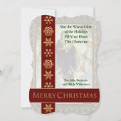 イエズスメアリーエンジェルズファインアートカファンシーットクリスマス シーズンカード (裏面)