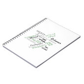 イエズスモダン色スパイラルノート名 ノートブック (左側)