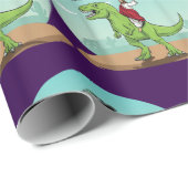 イエズスライド恐竜のビフットおもしろいUFOエイリアン ラッピングペーパー (ロールコーナー)