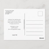 イエズスランソメッド私ハッピーイースター ポストカード (裏面)