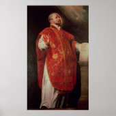 イエズス会の創立者ロイオラの聖イグネイシャス ポスター (正面)