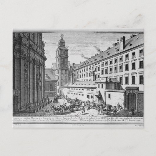 イエズス会の新しい天文台の眺め ポストカード (正面)