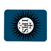 イエズス会の紋章モノグラム マグネット (横)