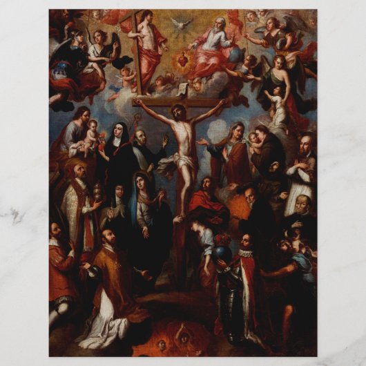 イエズス会の聖人との十字架刑の寓話 チラシ (正面)