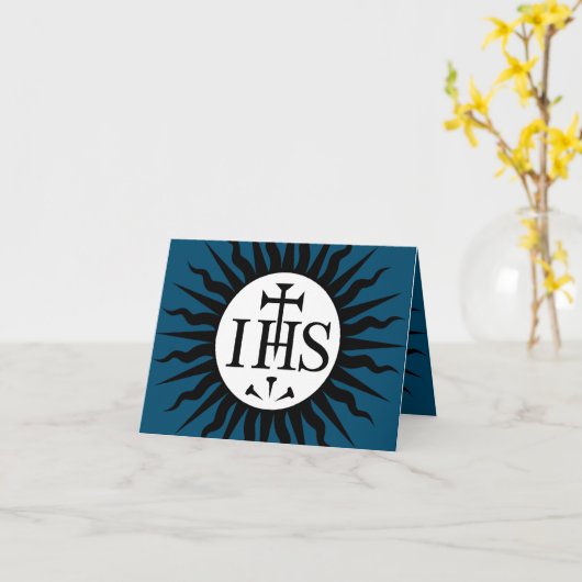 イエズス会の象徴 カード (黄色い花)