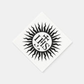 イエズス会の象徴 スタンダードカクテルナプキン (角)