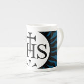 イエズス会の象徴 ボーンチャイナマグカップ (正面右)