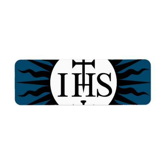 イエズス会の象徴 ラベル (正面)