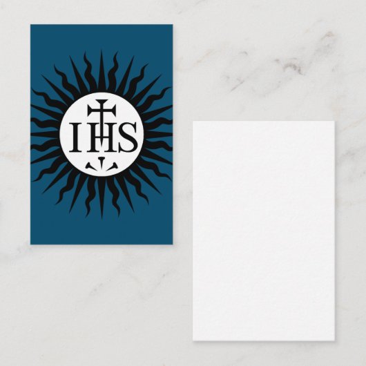 イエズス会の象徴 名刺 (正面/裏面)